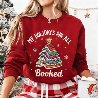 Fae Realms Festive - Acotar Embroidered Holiday Sweatshirt Gift - Thegiftio UK
