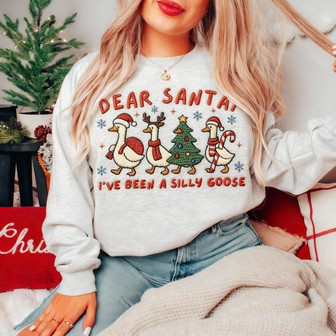 Festive Humor Embroidered Sweatshirt - A Funny Holiday Gift - Thegiftio