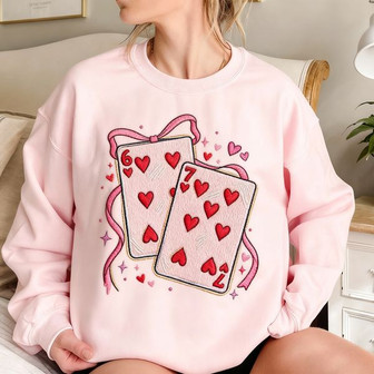 Cherish Your Love - 6 7 Embroidered Sweatshirt for Couples - Thegiftio UK