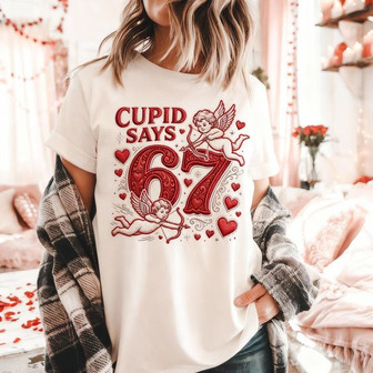 Love 67 Graphic - Embroidered Unisex T-shirt, Comfort Colors Vibe - Thegiftio UK