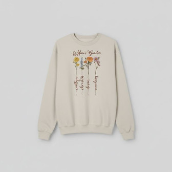 Floral Embroidered Sweatshirt Gift for Mom's Special Day - Thegiftio UK
