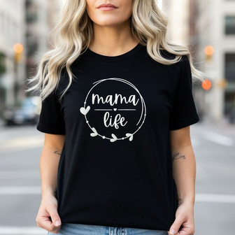 My Blessed Mom Life Embroidered Unisex T-shirt - Love Being Mom - Thegiftio UK