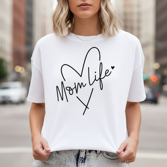 Cherish Motherhood Mom Life Embroidered Comfort Colors T-Shirt - Thegiftio UK