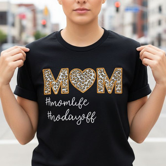 Cherished Mom Life Embroidered Unisex T-Shirt Motherhood - Thegiftio UK