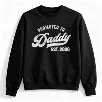 Daddy Loading - New Father 2026 Embroidered Sweatshirt Gift - Thegiftio UK
