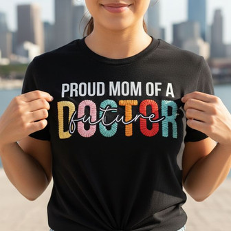 Future Mama, Embroidered Unisex T-shirt for Med School Mom - Thegiftio UK