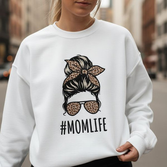 Heartfelt Mom Life Embroidered Sweatshirt Keepsake Gift - Thegiftio UK
