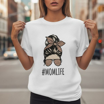 Heartfelt Mom Life Embroidered Unisex T-shirt Gift for Her - Thegiftio UK