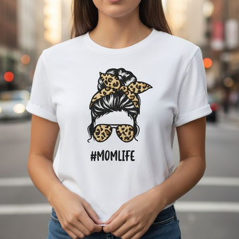 Mom Life Journey Embroidered Unisex T-Shirt Soft Stylish Tee - Thegiftio UK
