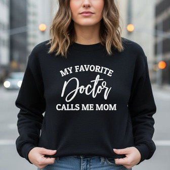 Proud Mama - Doctor's Mom Embroidered Sweatshirt Gift - Thegiftio UK