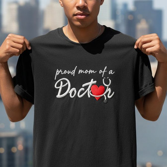 Doctor's Pride - Embroidered Comfort Colors T-shirt for Mom Gift - Thegiftio UK
