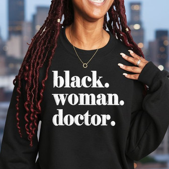 Dual Role Hero Mom Doctor Embroidered Sweatshirt Gift - Thegiftio UK