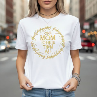 Empowering Mom, One to Rule Them All Embroidered Unisex T-shirt - Thegiftio UK