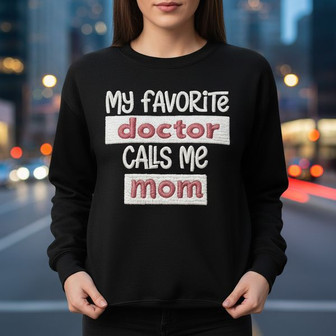 Empowering Women in Medicine Embroidered Sweatshirt Gift - Thegiftio UK