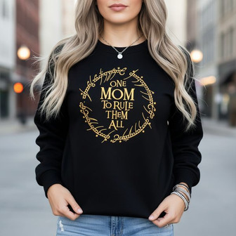 Global Queen - World-Ruling Mom Embroidered Sweatshirt Gift - Thegiftio UK