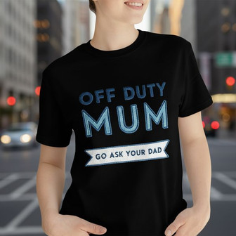Off-Duty Mum Life - Funny Embroidered Unisex T-shirt Gift - Thegiftio