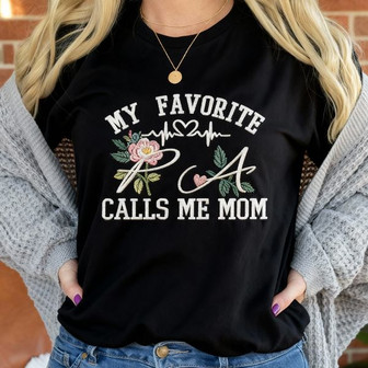Proud PA Mom Spirit - Embroidered Comfort Colors T-shirt Gift - Thegiftio UK