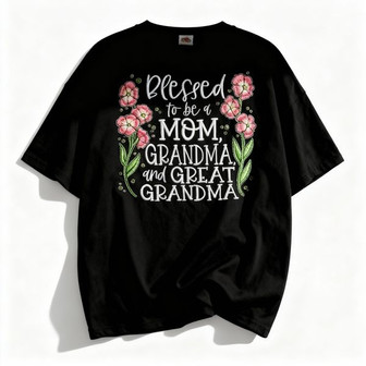 Blessed Matriarch Embroidered Comfort Colors T-shirt - Thegiftio UK