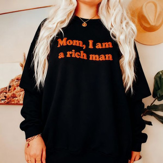 Feminist Power - Rich Man Mom Embroidered Sweatshirt Gift - Thegiftio