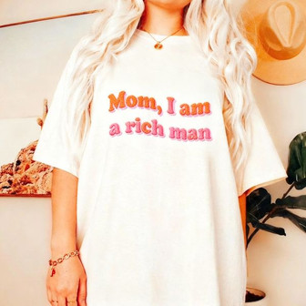 Feminist Rich Man Quote Embroidered Comfort Colors T-shirt Power - Thegiftio UK