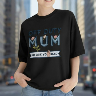 Hilarious Mum Humor - Embroidered Comfort Colors T-shirt Gift - Thegiftio UK