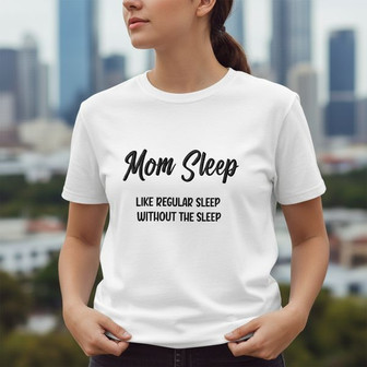 Humorous Mom Life Embroidered Unisex T-shirt Gift - Thegiftio