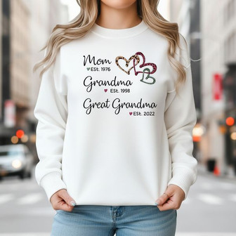 Legacy of Love - Great-Grandma Embroidered Sweatshirt Gift - Thegiftio
