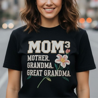 Mom� Embroidered Comfort Colors T-shirt Gift - Thegiftio UK