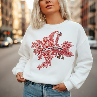 "My Favorite Calls Me Mom" Embroidered Sweatshirt - Thegiftio