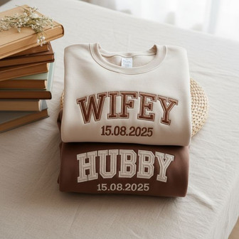 Design Your Unique Heartfelt Embroidered Sweatshirt Gift - Thegiftio