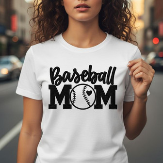 Game Day Baseball Mama Embroidered Unisex T-shirt Keepsake - Thegiftio UK