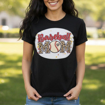 Game Day Mama Splatter Graphic Embroidered Unisex T-shirt Gift - Thegiftio UK