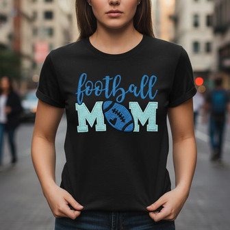Game Day Mama Tee, Emotional Football Mom Embroidered Unisex T-shirt - Thegiftio