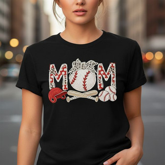 Personalized Baseball Mimi Embroidered Unisex T-shirt Keepsake - Thegiftio UK