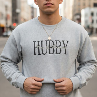 Personalized Groom Embroidered Sweatshirt Keepsake Wedding Gift - Thegiftio