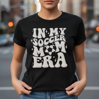 Proud Soccer Mama Embroidered Unisex T-shirt: Game Day Era Tee - Thegiftio UK