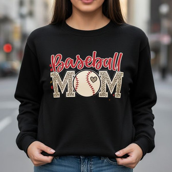 Splatter Baseball Mama Embroidered Sweatshirt - Funny Game Day - Thegiftio