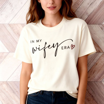 Cherished Couple's Wedding Gift Embroidered Comfort Colors T-shirt - Thegiftio UK