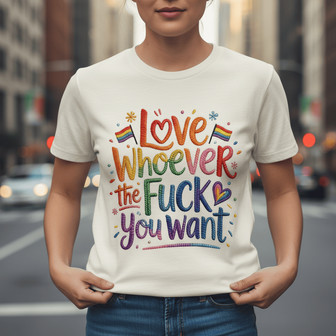 Unapologetic Love Embroidered Comfort Colors T-shirt Statement Gift - Thegiftio UK