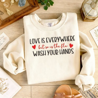 Spread Love - Cozy Embroidered Sweatshirt for Any Occasion - Thegiftio