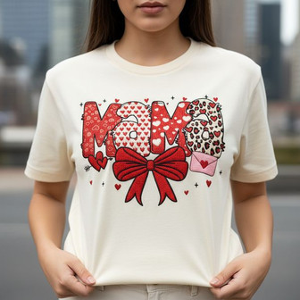 Cherished Mama Embroidered Comfort Colors T-shirt Gift for Her - Thegiftio UK