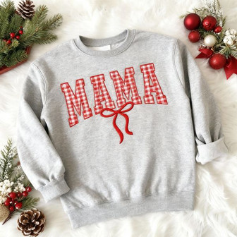 Mother's Heart Day Embroidered Sweatshirt Gift for Mom - Thegiftio