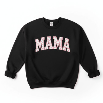 Cherished Mama Embroidered Sweatshirt Gift for Her - Thegiftio