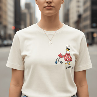 Laughter Rx - Funny Nurse Gift Embroidered Comfort Colors T-shirt - Thegiftio