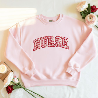 RN Valentine Gift - Heartfelt Nurse Embroidered Sweatshirt - Thegiftio UK