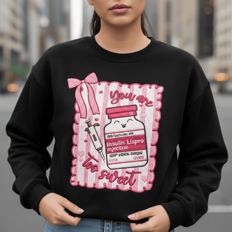Sweetheart Nurse Embroidered Sweatshirt for Valentine's Day Gift - Thegiftio UK