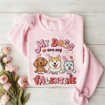 Your Dog's Love Story Custom Embroidered Sweatshirt - Thegiftio UK