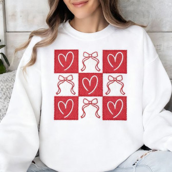 Cherished Moments Embroidered Valentine Sweatshirt - Thegiftio UK
