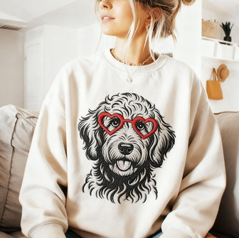 Who Needs Cupid? Dog Owner Valentine Embroidered Sweatshirt - Thegiftio