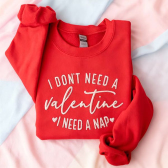 Self-Love Club Embroidered Sweatshirt - Anti-Valentine Statement - Thegiftio UK